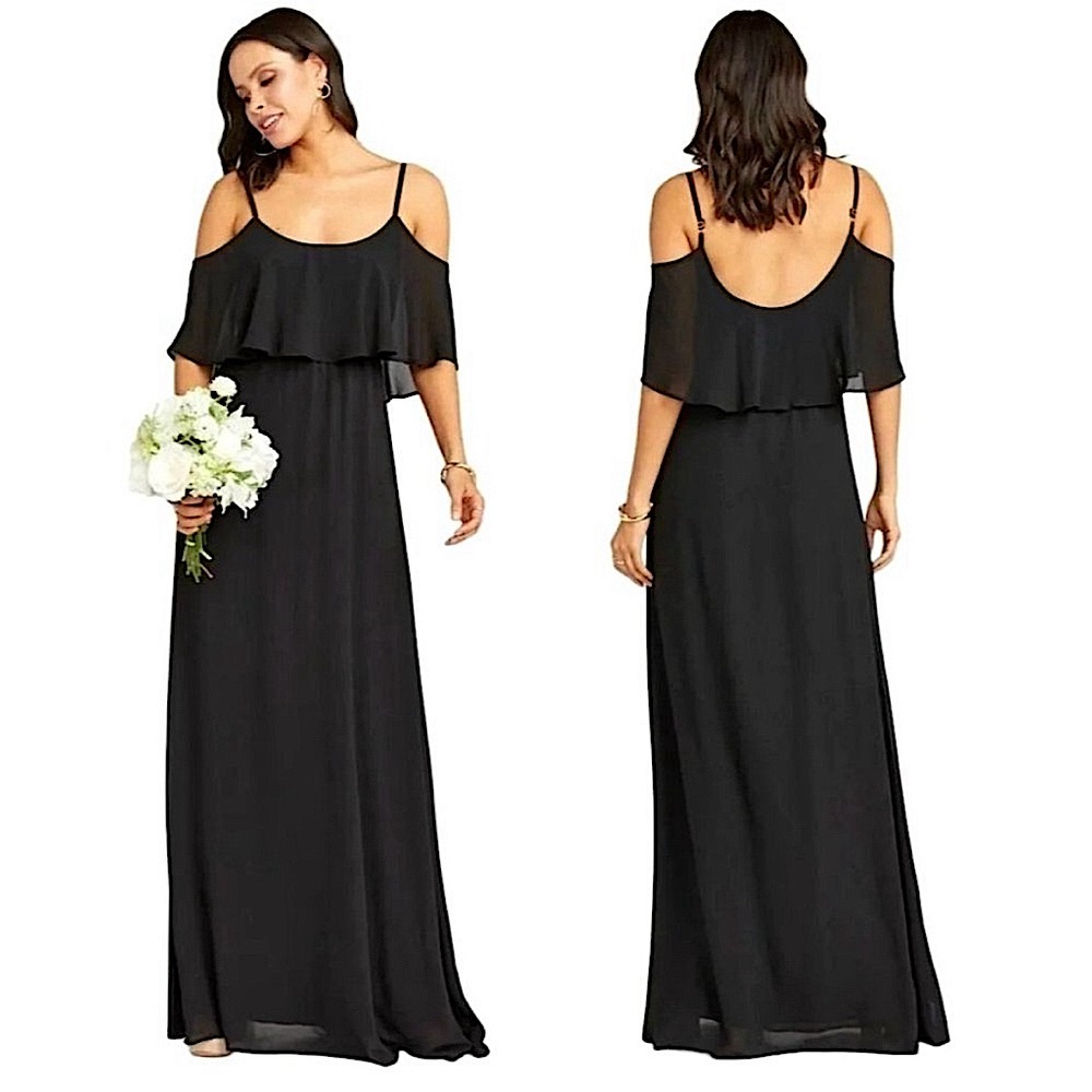 NWOT Show Me Your Mumu Caitlin Ruffle Maxi Dress